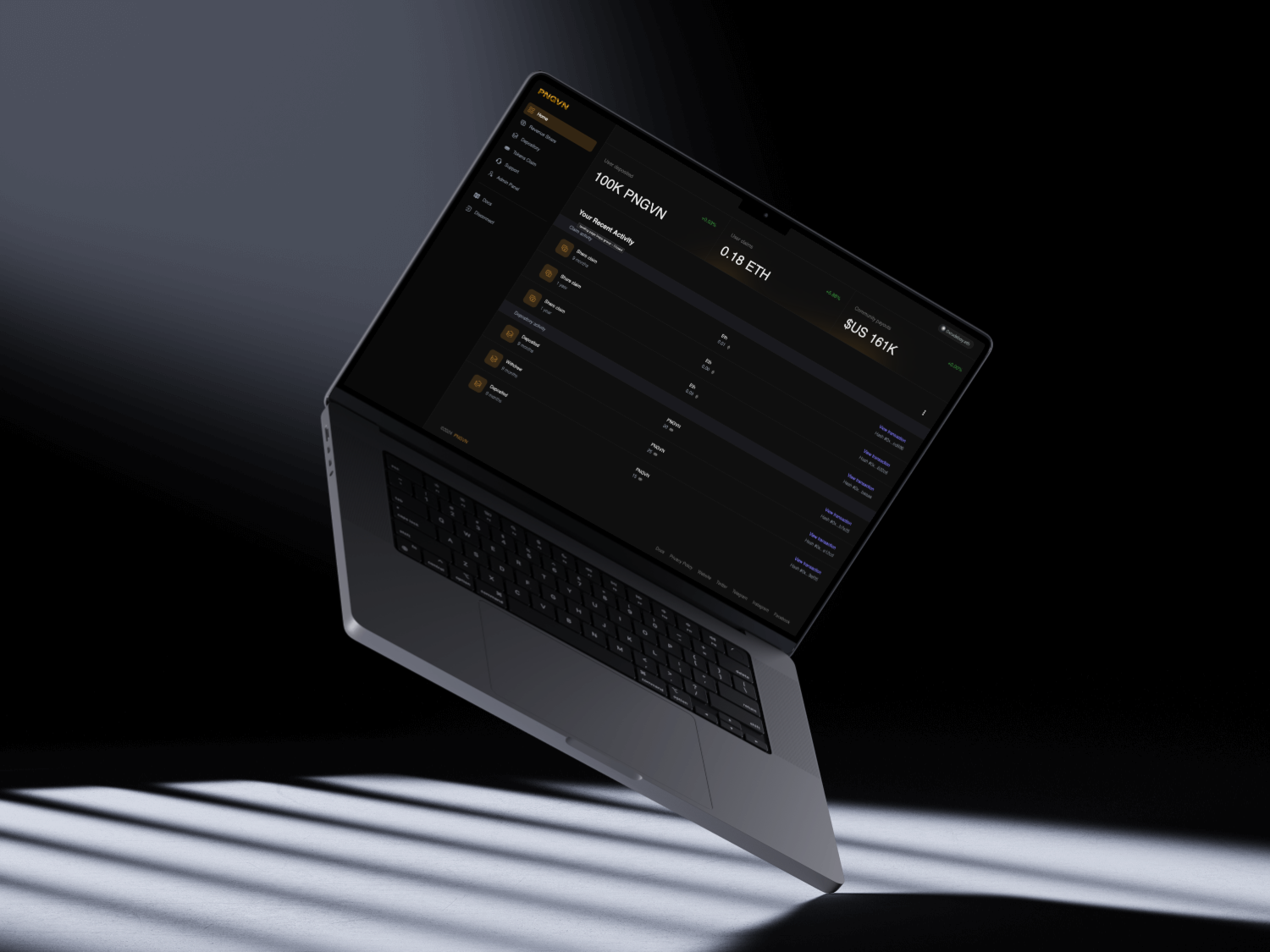 GNG revenue share dApp cover image